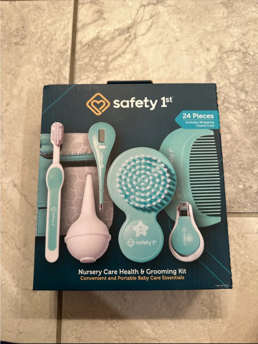 Safety 1st Baby Nursery Grooming Kit in Teal - 24 Piece Set